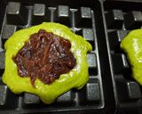簡単美味！♬抹茶＆あんこの和風ワッフル♬作り方4写真