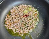 ソーセージとほうれん草の手抜き和風パスタ作り方1写真