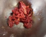 しいたけと牛肉のオイスターソース炒め作り方2写真