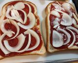 食パンで作るピザ作り方7写真