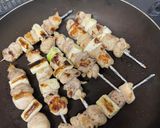 魚焼きグリルで焼き鳥（塩）作り方4写真