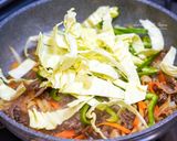 お肉少なめでも野菜が摂れるプルコギ丼作り方5写真