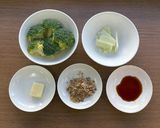 レンチン!ブロッコリーのチーズおかか和え作り方1写真