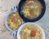ミニトマトとベーコンと卵の洋風スープ☺作り方28写真