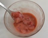 玄米甘酒で作るイチゴババロア作り方11写真