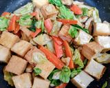 簡単今夜の夕飯ワンパン厚揚キャベツ味噌炒作り方8写真
