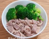 簡単薄切牛しゃぶしゃぶブロッコリーサラダ作り方3写真
