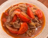 牛肉とトマト炒め作り方7写真