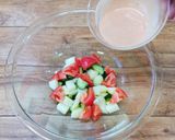 野菜サラダ・オーロラソースドレッシング作り方5写真