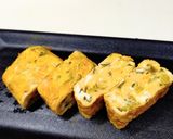 具入り玉子焼き【高菜チーズ】作り方5写真