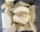 大根鶏そぼろ作り方1写真