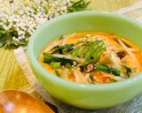 ピリ辛☆ 鶏胸肉の豆乳スープ作り方8写真