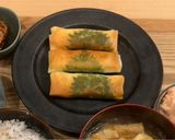 簡単！梅チーズ大葉ささみ春巻き作り方6写真