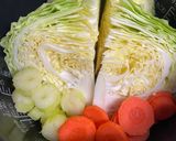 炊飯器で楽に栄養補給鮭とキャベツのブレゼ作り方1写真