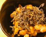 毎日の納豆●塩昆布トッピング作り方1写真