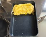 コーンを入れた甘いだし巻き玉子焼き作り方5写真