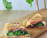 朝食トルティーヤ☆生ハム水菜タコスサラダ作り方3写真