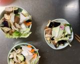 肉無豆腐簡単アジアンソース味白菜野菜炒め作り方12写真