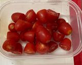 ミニトマトの塩昆布和え作り方1写真
