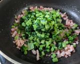 大根葉とベーコンの風味炒め作り方5写真