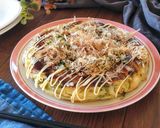 キャベツ卵無し☆玉ねぎと竹輪のお好み焼き作り方7写真