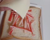簡単！かにかまチーズトースト作り方1写真