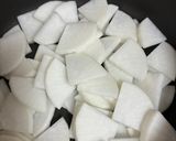サバ缶と大根の煮物作り方1写真