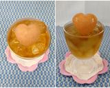 冷たい🩷白桃ジャム氷入りウーロン茶🍑✨作り方7写真