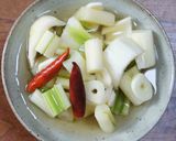 セロリのにんにく漬け作り方3写真
