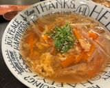 おかんレシピ𓀤𓀣もやしのかき卵スープ作り方6写真
