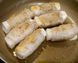 簡単！ピリ辛☆はんぺんの肉巻き作り方6写真