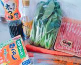 ＊豚肉と小松菜も入ったきんぴらゴボウ＊作り方1写真