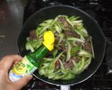 牛肉セロリさっぱり炒め♪簡単レシピ作り方6写真