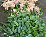 豚ひき肉と小ネギのチャーハン作り方3写真