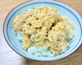 しらすの卵とじ丼作り方4写真