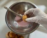 板チョコ1枚で16個！いちごのミニケーキ作り方4写真