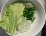 根菜茄子白菜ピリ辛味噌味温野菜サラダ作り方10写真