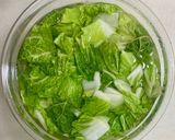 ワンボウルレンジ白菜と鶏もも肉のあんかけ作り方2写真