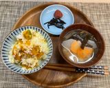 麦入り！カボチャの炊き込みご飯♪作り方9写真