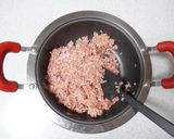 蓮根と人参の豚そぼろ作り方3写真