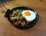 ホルモン目玉焼き作り方6写真