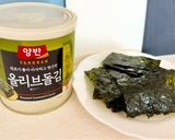 梅ポン生姜の納豆麹②の釜玉うどん(韓国海苔版)作り方5写真