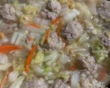 白菜と肉団子作り方5写真
