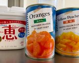 超簡単！桃缶でつくる。バレリーナの夜食✨作り方1写真