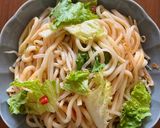 レンジで梅オクラツナうどん作り方3写真