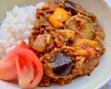 夏野菜で☆ズッキーニトマト無水カレー作り方10写真