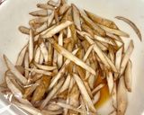 きんぴらごぼうの餅巾着作り方1写真