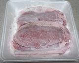 今夜の夕食♡豚ロース味噌マヨポークソテー作り方1写真