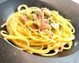 家族に人気!ペペロンチーノネギパスタ作り方7写真
