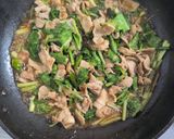 小松菜と豚バラのふわたま中華丼作り方4写真